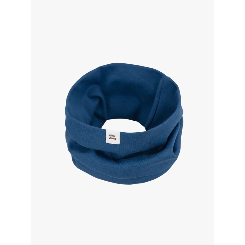 DOKE Detský nákrčník organic dark blue 65244553