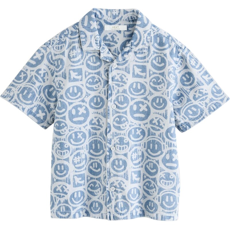Next Košeľa modrá / biela 64063009