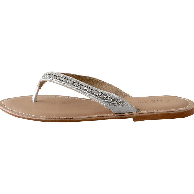 Next Šľapky strieborná 65650107