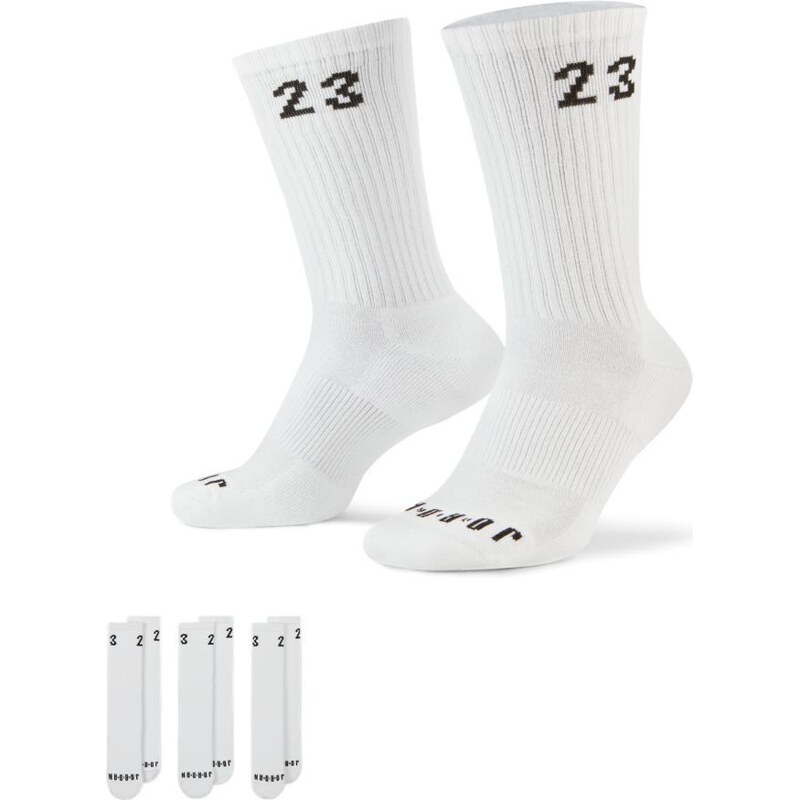 Jordan Essentials Crew Socks WHITE/BLACK 63496143