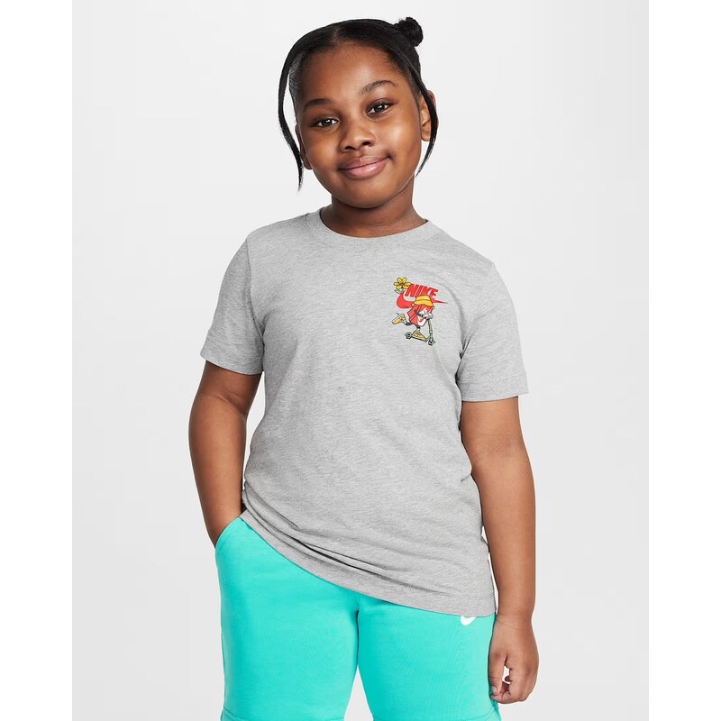 Nike Sportswear Big Kids T-Shirt DK GREY HEATHER 063 63496149