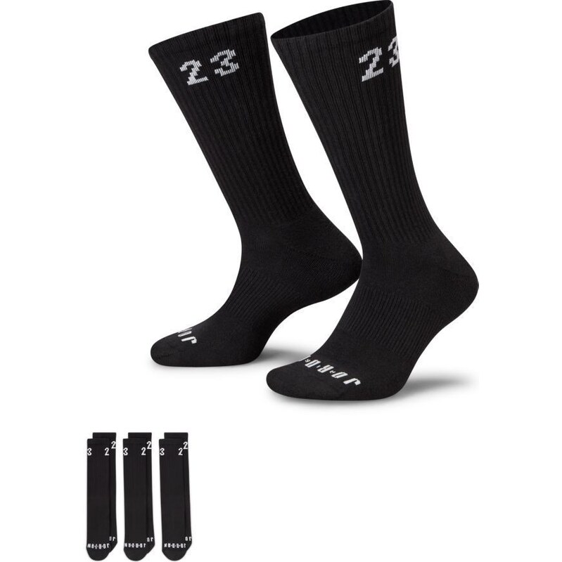 Jordan Essentials Crew Socks BLACK/WHITE 63496141