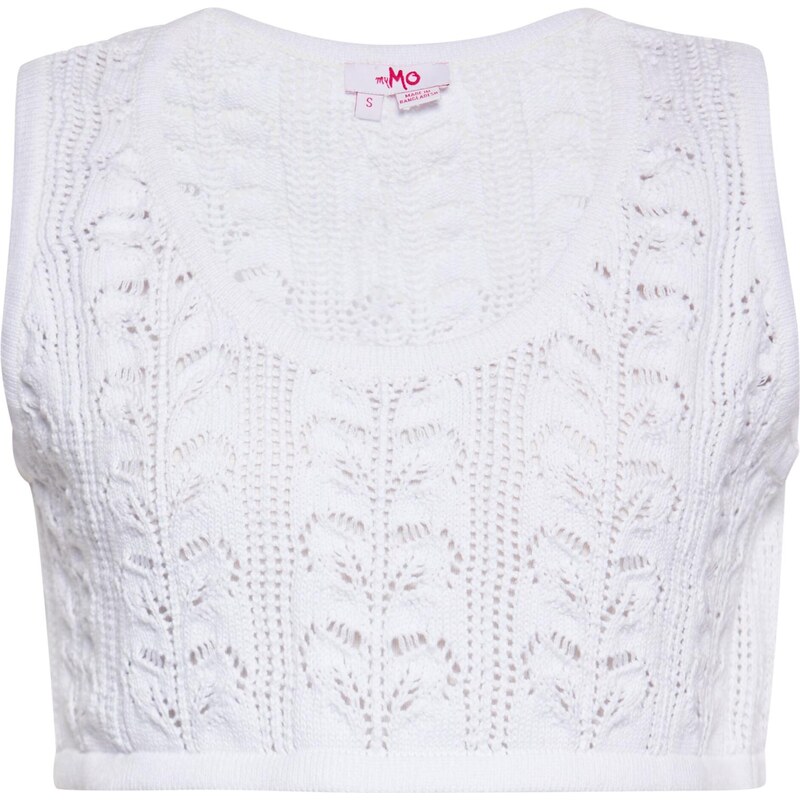 MYMO Vyšívaný top biela 65871626