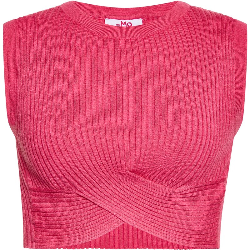 MYMO Vyšívaný top ružová 65871792