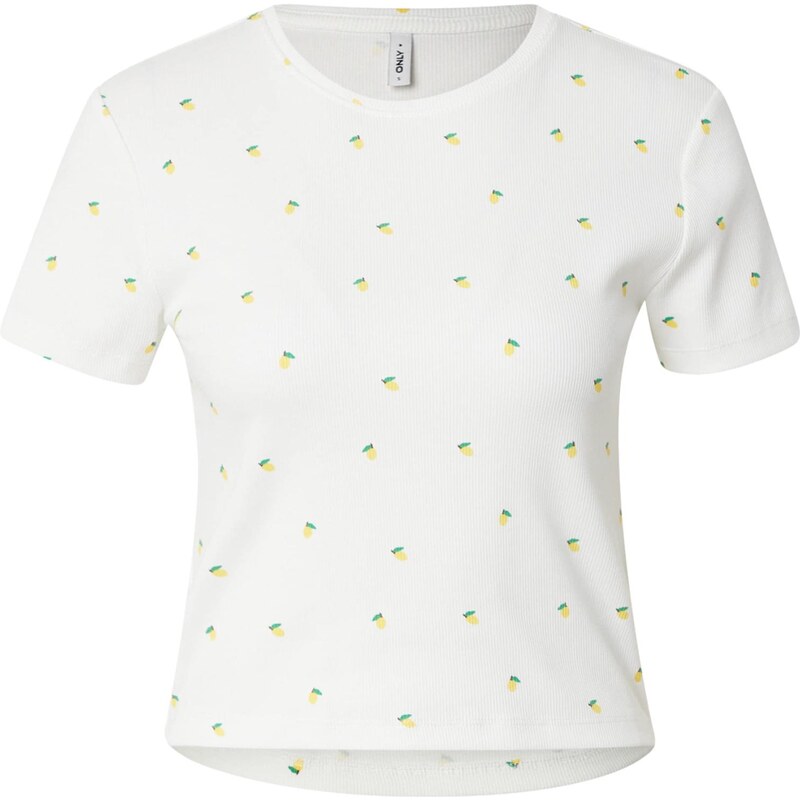 ONLY Tričko ONLFenja žltá / zelená / biela 63505759