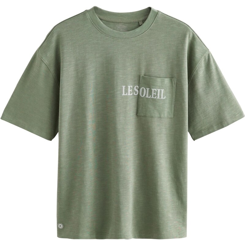 Next Tričko zelená / biela 63505624