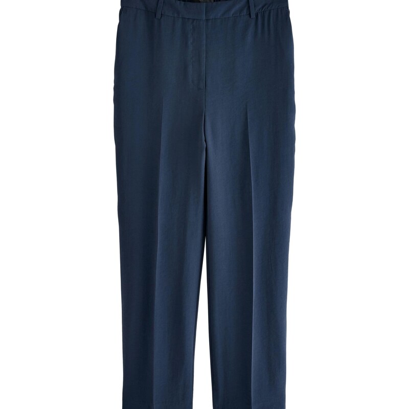 Next Plisované nohavice námornícka modrá 63665086