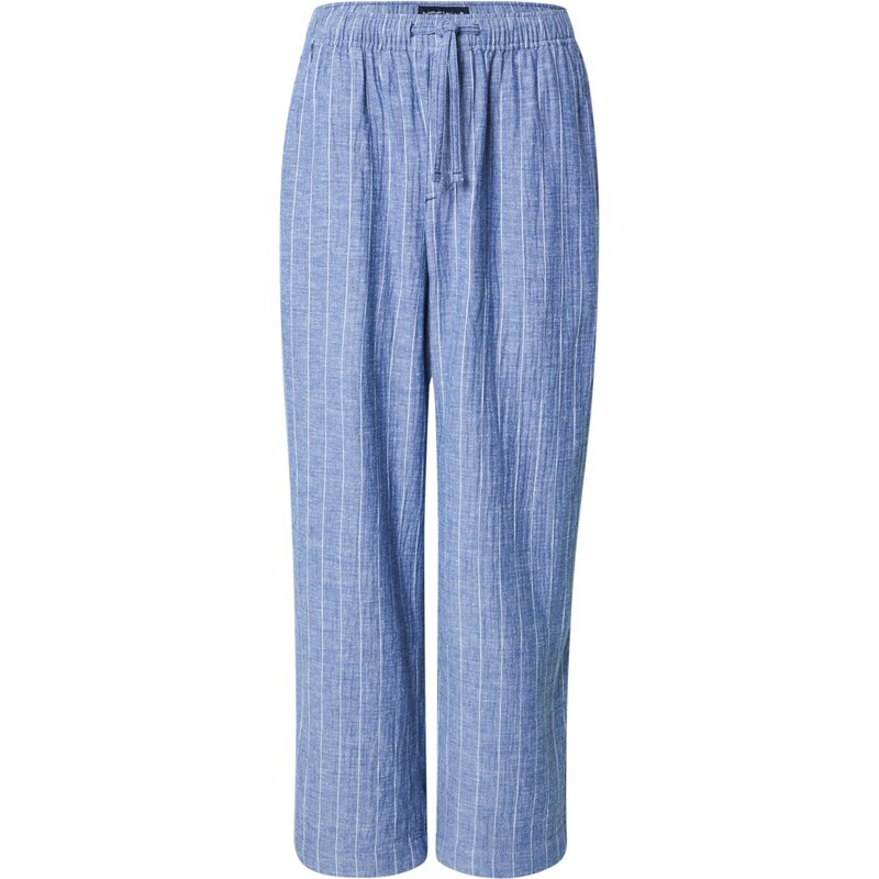 Abercrombie & Fitch Nohavice modrá / biela 63505736