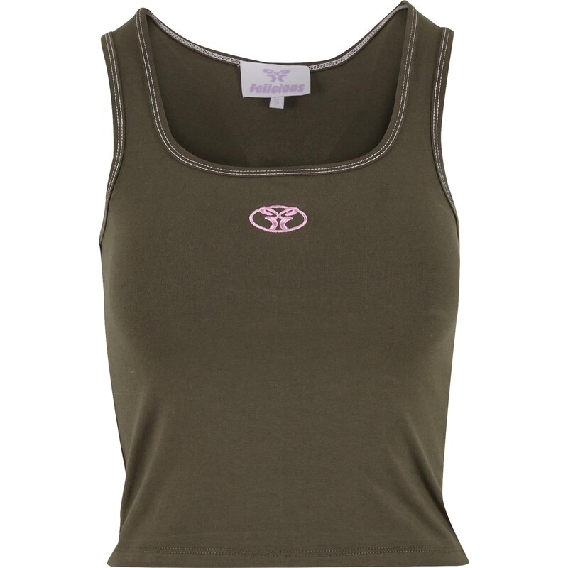 Felicious Top zelená / ružová 65873990