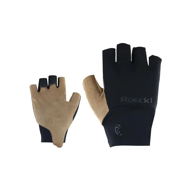 E-shop Roeckl Brixen cyklistické rukavice Black/Brown vel. 8,5