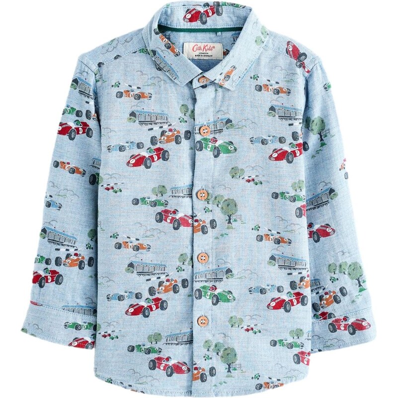 Next Košeľa modrá / zelená / červená 64063001