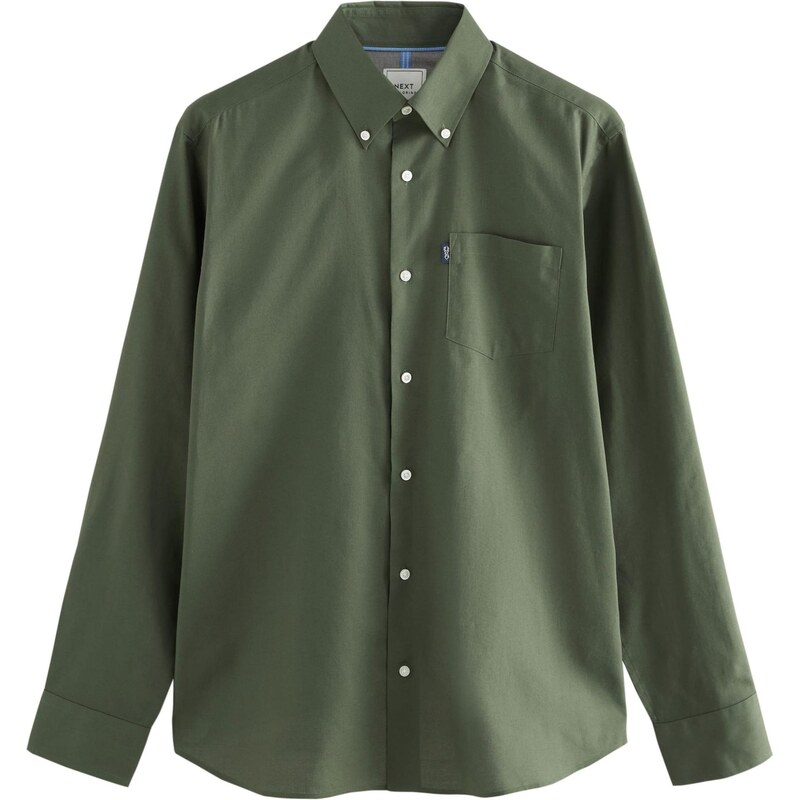 Next Košeľa tmavozelená 63531137