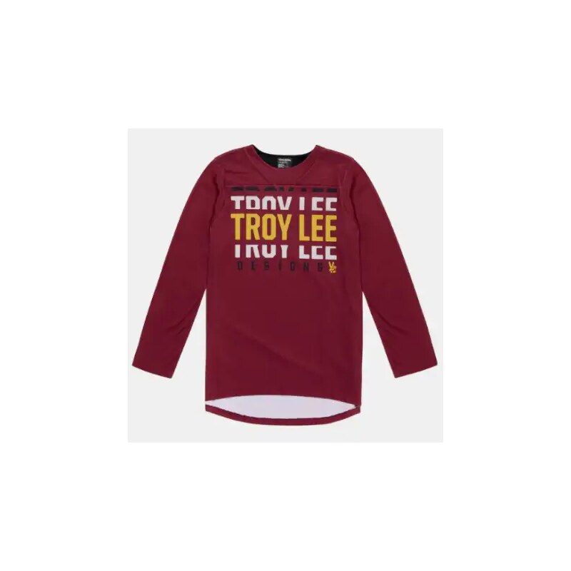 E-shop Troy Lee Designs Ruckus Spun pánsky dres 3/4 rukáv Oxblood vel.