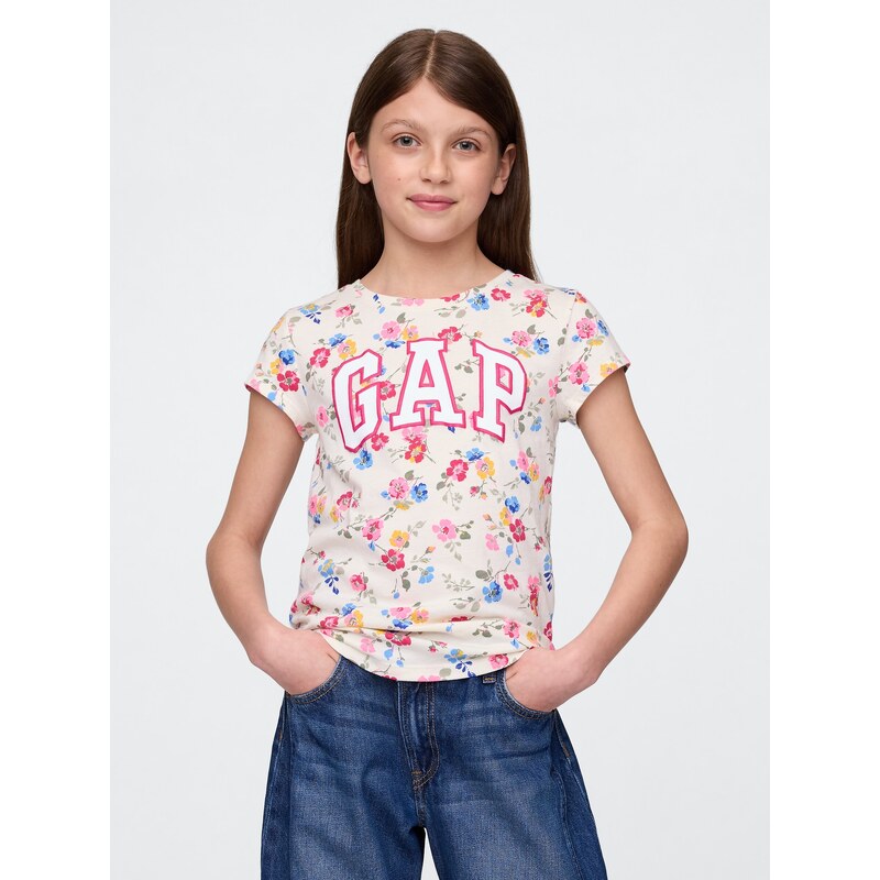 GAP Dievčenské tričko s logom 781862-01 66265749