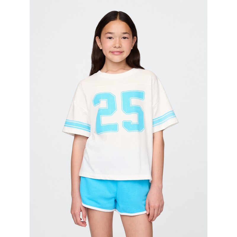 GAP Dievčenské oversize tričko Varsity 780445-01 66265707