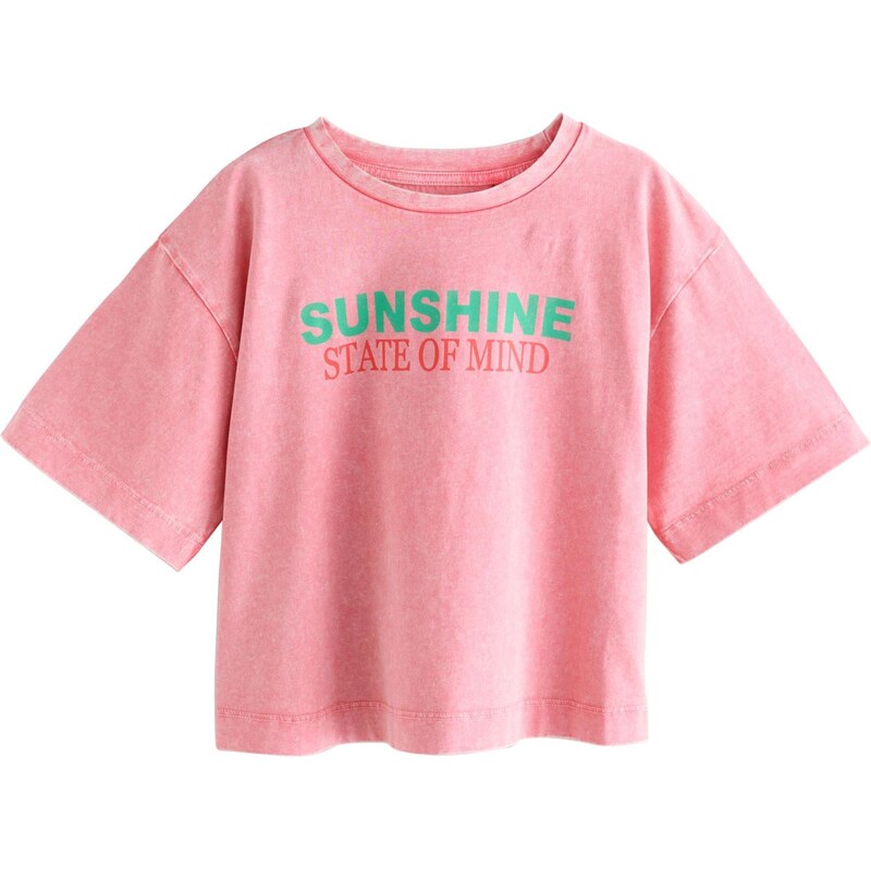 Next Tričko zmiešané farby / ružová 64512889