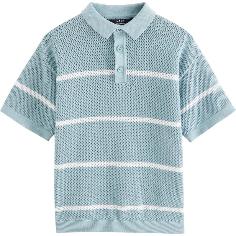 Next Sveter svetlomodrá / biela 64167062