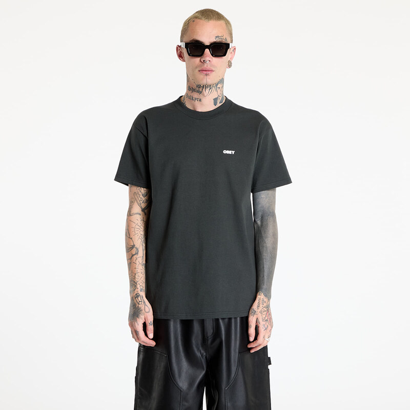 OBEY Clothing Tričko OBEY Visual Studies T-Shirt Vintage Black XXL 63517834