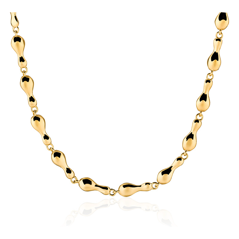 Olivie Strieborný náhrdelník KAPKAP GOLD 9451 63523319