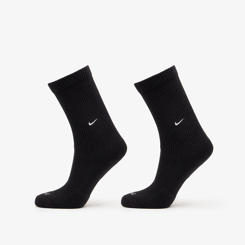 Nike Dri-FIT Everyday Cushioned Crew Socks (2 Pairs) Black/ White XL 63523260