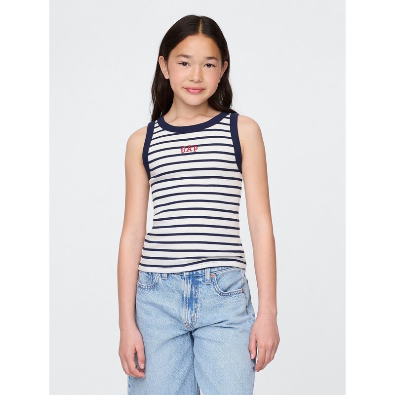 GAP Childrens ribbed tank top with logo - Girls 64693904