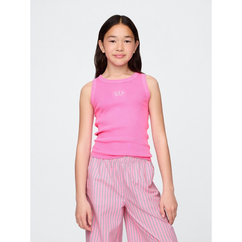GAP Childrens ribbed tank top with logo - Girls 64693913