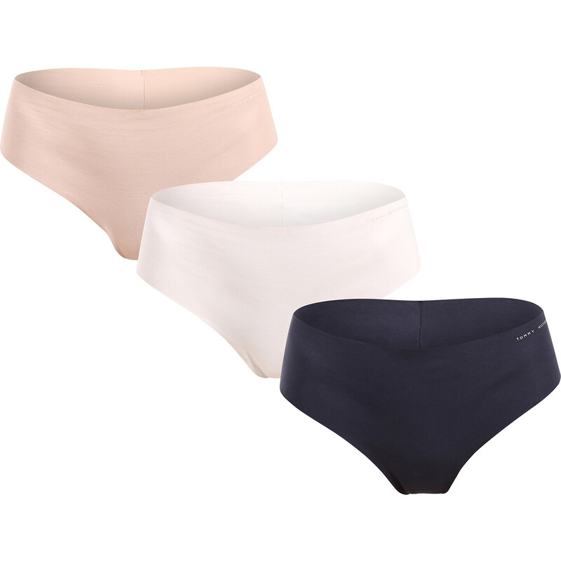 3PACK dámske tangá Tommy Hilfiger bezšvová viacfarebná (UW0UW05969 0V1 63524595
