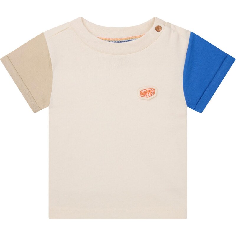 Noppies Tričko Odawara béžová / modrá / šedobiela 66007751