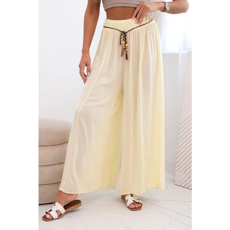 Dámske nohavice Iba z viskózy so širokými nohavicami 65043003