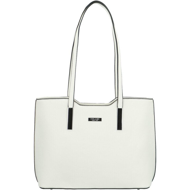 Dámska kabelka na rameno biela - Delami Velvet Aura biela 63589629