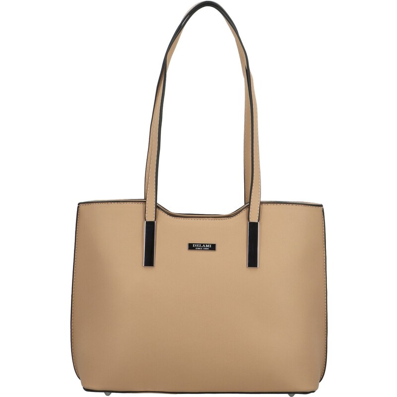 Dámska kabelka na rameno béžová - Delami Velvet Aura béžová 63589626