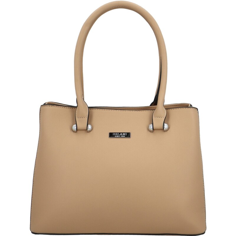 Dámska kabelka na rameno béžová - Delami Sophia Luxe béžová 63589639