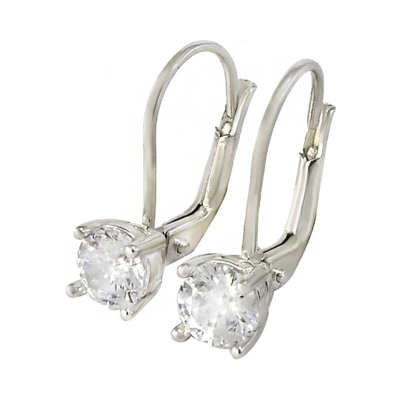 Strieborné náušnice Glare 769 63535324