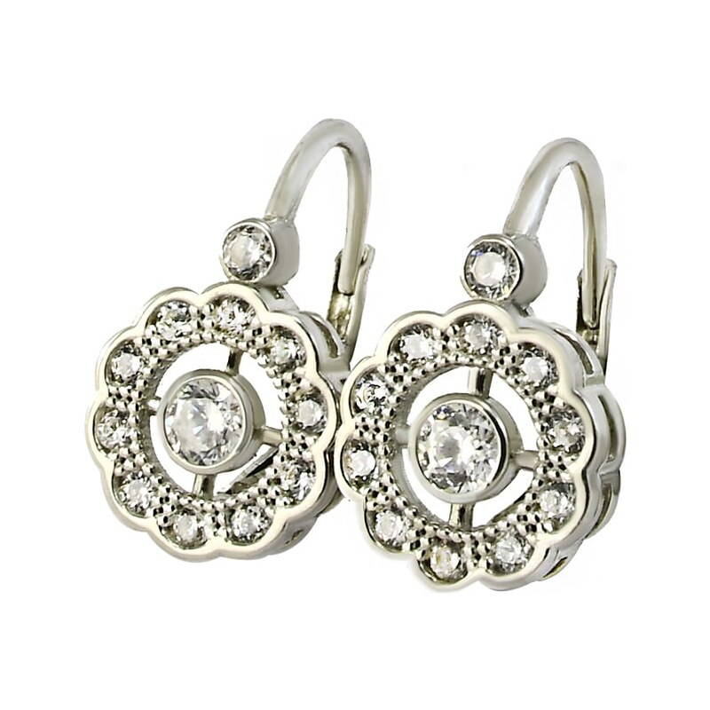 Strieborné náušnice Glare 770 63535325