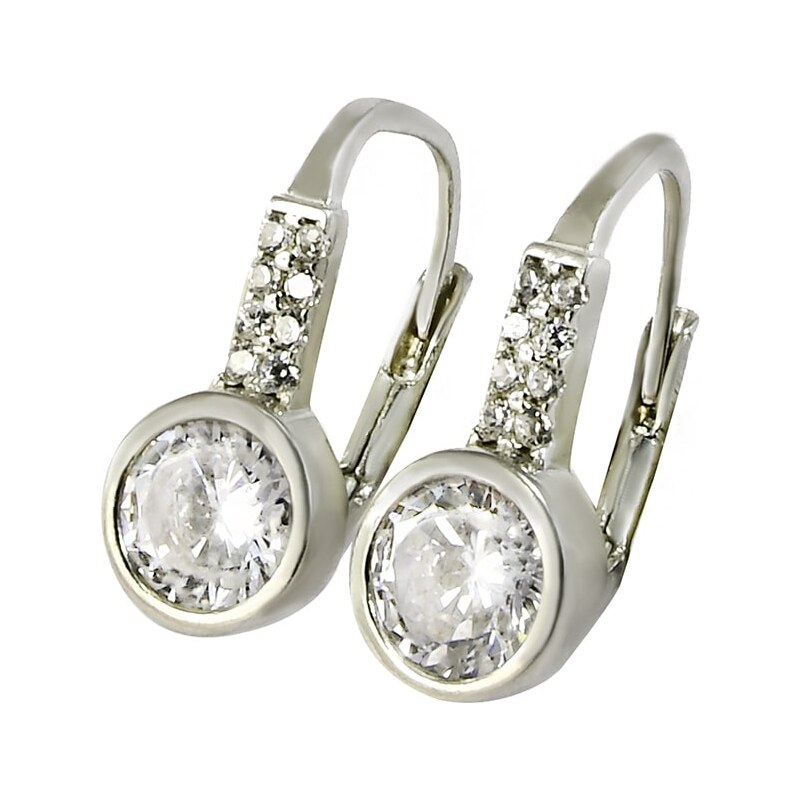 Strieborné náušnice Glare 771 63535326