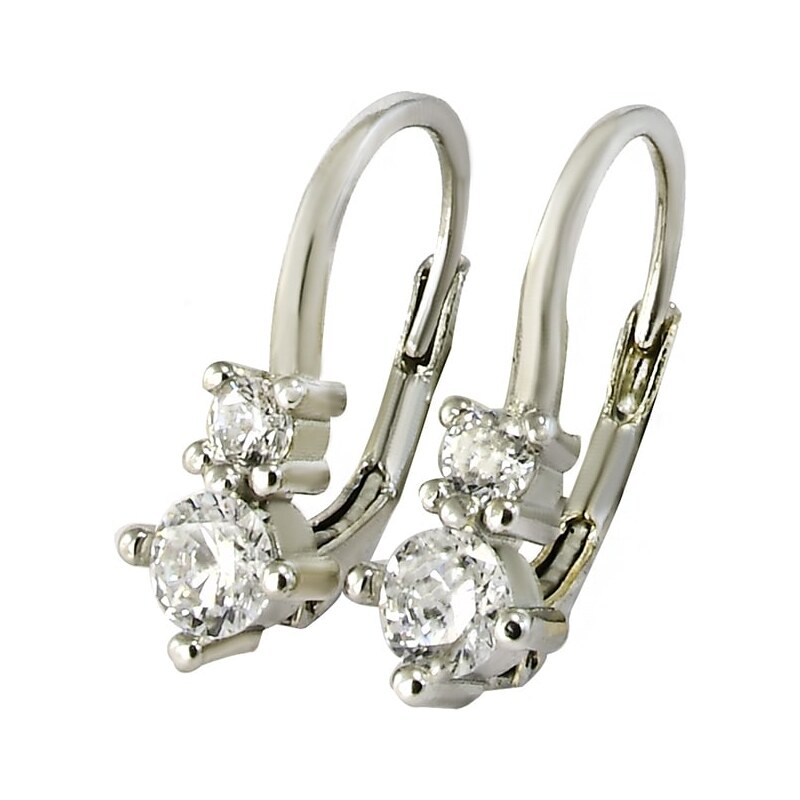 Strieborné náušnice Glare 773 63535328