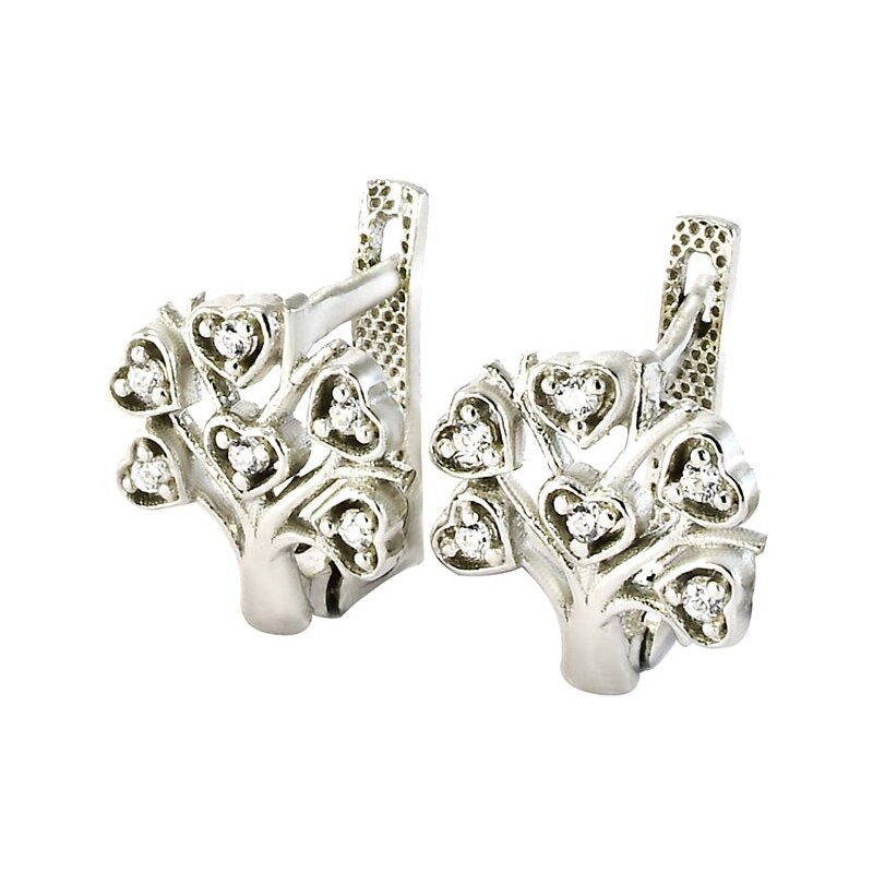 Strieborné náušnice Glare 785 63540184