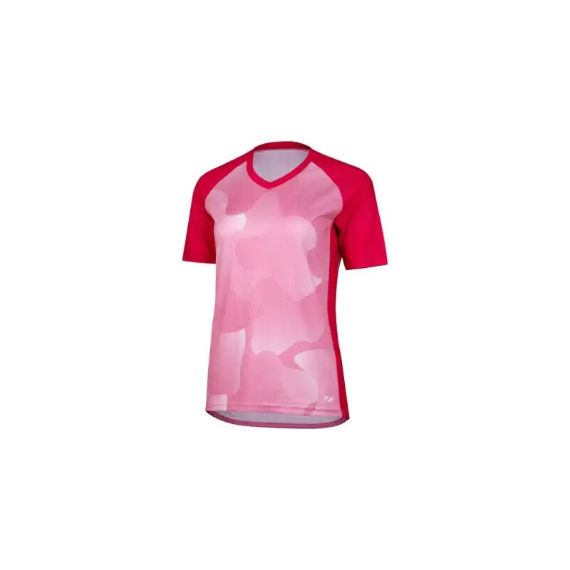 Etape Roxy dámsky voľný dres krátky rukáv ružová/biela vel. S 63541025