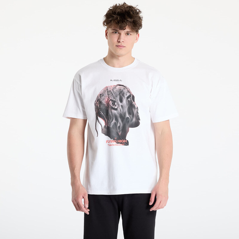 Tričko Urban Classics Flying High Oversize Tee White L 47095408