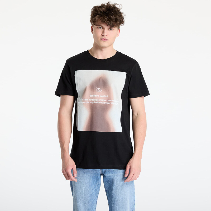 Tričko Urban Classics Sensitive Content Tee Black XL 47098297