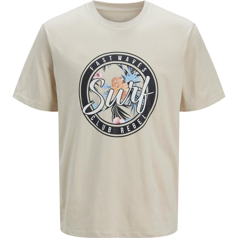 JJ Rebel Tričko JREBBASTIAN nebielená / svetlomodrá / čierna / biela 63546341