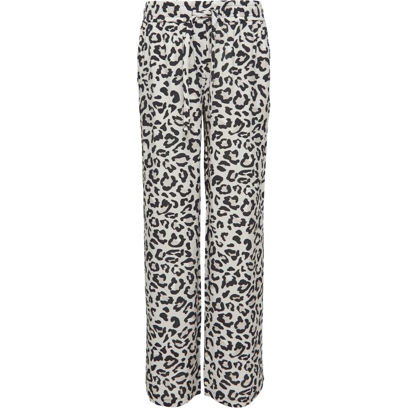 COMMA Nohavice svetlosivá / čierna 63681897