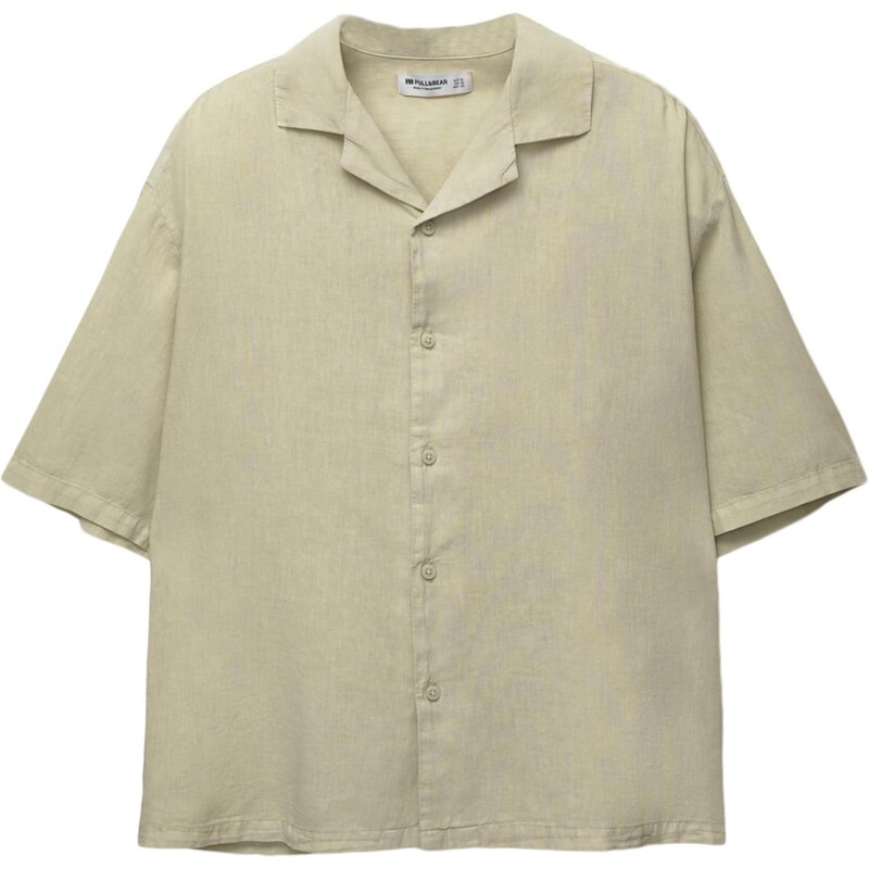 Pull&Bear Košeľa béžová 64201508
