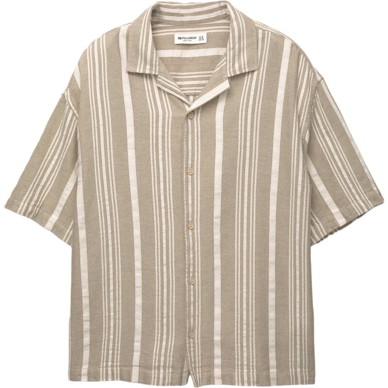 Pull&Bear Košeľa brokátová / biela 65877689