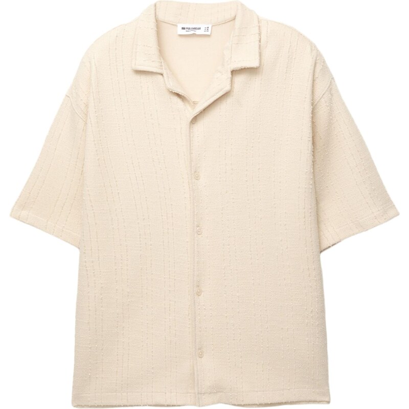 Pull&Bear Košeľa béžová 64865894