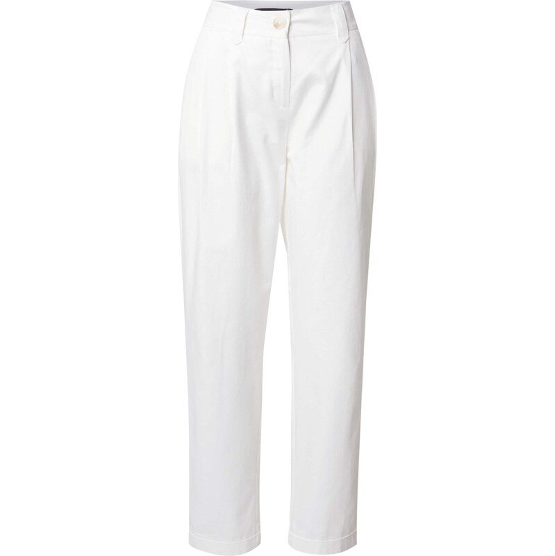 VERO MODA Plisované nohavice biela 65861505
