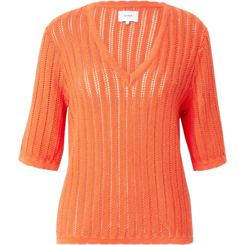 NÜMPH Sveter NUPOELLE neónovo oranžová 65878467