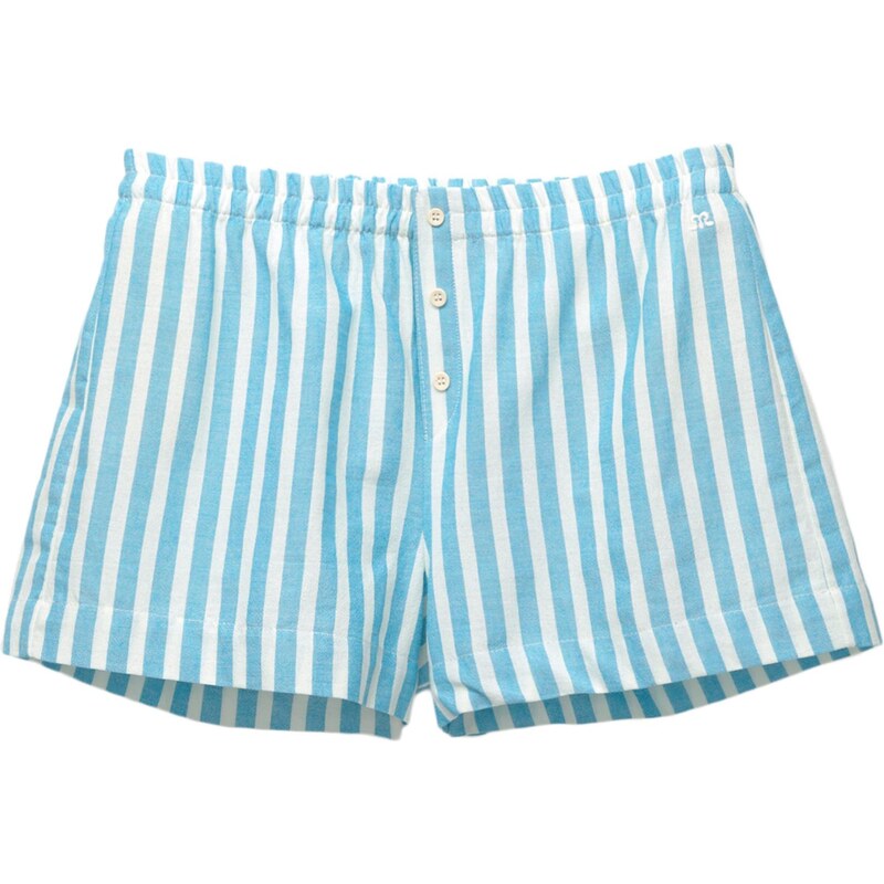 Pull&Bear Nohavice svetlomodrá / biela 65878471