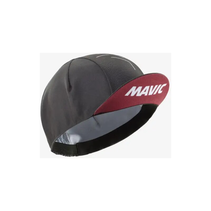 Mavic Roadie čapica Carbone/Burgundy vel. Uni 63551376