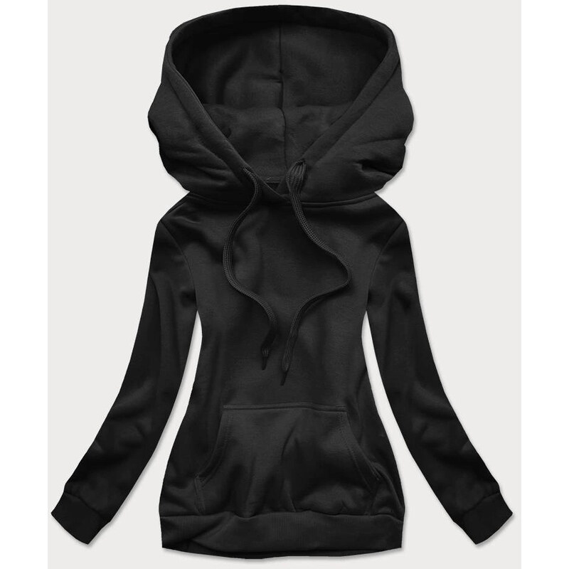 J.STYLE Čierna dámska tepláková mikina (W02-3) 27776502